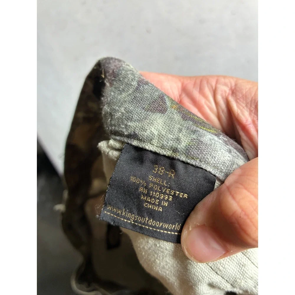 Kings Outdoor World Mountain Shadow Camo Cargo Hunting Pants Mens 38R Tactical